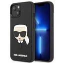 Karl Lagerfeld KLHCP14MKH3DBK Apple iPhone 14 Plus / 15 Plus black hardcase 3D Rubber Karl`s Head