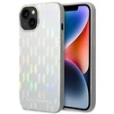 Karl Lagerfeld KLHCP14MLGMMSV3 Apple iPhone 14 Plus / 15 Plus hardcase silver Monogram Iridescent