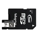 Team 128GB microSDXC UHS‑I U1 Class 10 κάρτα μνήμης (TUSDX128GCL10U03) με αντάπτορα