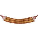Velco Single Cotton Fabric Hammock with Wood 200 x 100 cm