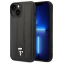 Karl Lagerfeld KLHCP14MPSQPK Apple iPhone 14 Plus / 15 Plus hardcase black Puffy Ikonik Pin