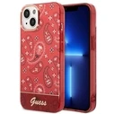 Guess GUHCP14MHGBNHR Apple iPhone 14 Plus / 15 Plus red hardcase Bandana Paisley