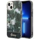 Guess GUHCP14MHGJGHA Apple iPhone 14 Plus / 15 Plus green hardcase Jungle Collection