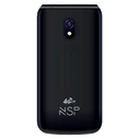 Κινητό Τηλέφωνο Flip 4g Με Πλήκτρα NSP 2650DS (8340888) Μαύρο
