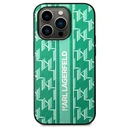 Karl Lagerfeld KLHCP14MPGKLSKN Apple iPhone 14 Plus / 15 Plus hardcase green Monogram Stripe