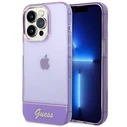 Guess GUHCP14XHGCOU Apple iPhone 14 Pro Max purple hardcase Translucent