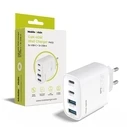 Mobile Origin Φορτιστής Χωρίς Καλώδιο GaN με 2 Θύρες USB-A και 2 Θύρες USB-C 40W Power Delivery Λευκός (MO-40WCH-PW22)
