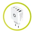 Mobile Origin Φορτιστής Χωρίς Καλώδιο GaN με 2 Θύρες USB-A και 2 Θύρες USB-C 40W Power Delivery Λευκός (MO-40WCH-PW22)
