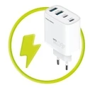 Mobile Origin Φορτιστής Χωρίς Καλώδιο GaN με 2 Θύρες USB-A και 2 Θύρες USB-C 40W Power Delivery Λευκός (MO-40WCH-PW22)