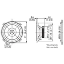 Kenwood KFC-S1357 Car Speaker Set 5" 30W RMS (2-way)