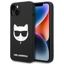 Karl Lagerfeld KLHMP14MSLCHBK Apple iPhone 14 Plus / 15 Plus hardcase black Silicone Choupette Head Magsafe