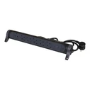 Πολύπριζο Ασφαλείας Legrand SurgeArrest 6 Outlets 1.5m Cable SPD BLACK