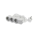 Πολύπριζο Ασφαλείας Legrand SurgeArrest 3 Outlets 3m Cable White/Grey