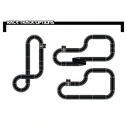 Carrera GO!!! Ronin Racers - Slot Car Set (1:43) - MPN 20062621, EAN 4007486626218
