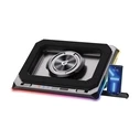 Conceptronic THYIA03B Ψύκτρα (Cooling Pad) για Laptop έως 19'' με 1 Ανεμιστήρα και USB Hub - Ασημί