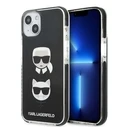 Karl Lagerfeld KLHCP13MTPE2TK Apple iPhone 13 hardcase black Karl&Choupette Head