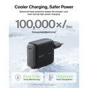Belkin BOOSTCharge 100W USB‑C GaN φορτιστής τοίχου με καλώδιο USB‑C 1,5 m — Μαύρο