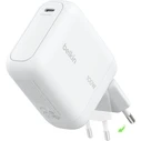 Belkin BOOSTCharge 100W USB-C GaN φορτιστής τοίχου με αναδιπλούμενο βύσμα - Λευκό (WCH025KQWH)