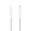 Belkin BoostCharge πλεκτό καλώδιο USB-C σε Lightning 2m (CAA022HQ2MWH) - Λευκό