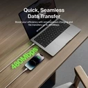 Belkin BoostCharge πλεκτό καλώδιο USB-C σε Lightning 2m (CAA022HQ2MWH) - Λευκό