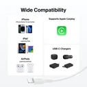 Belkin BoostCharge πλεκτό καλώδιο USB-C σε Lightning 2m (CAA022HQ2MWH) - Λευκό