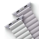 UNIQ Revix strap Apple Watch 4/5/6/7/8/SE/SE2/9/10 40/41/42mm Reversible Magnetic lilac-white/lilac-white