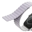 UNIQ Revix strap Apple Watch 4/5/6/7/8/SE/SE2/9/10 40/41/42mm Reversible Magnetic lilac-white/lilac-white