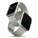 UNIQ Revix strap Apple Watch 4/5/6/7/8/SE/SE2/9/10 40/41/42mm Reversible Magnetic green-beige/sage-beige