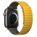 UNIQ Revix strap Apple Watch 4/5/6/7/SE/8/9/Ultra 44/45/49mm Reversible Magnetic mustard-khaki/mustard-khaki