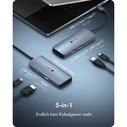 ICY BOX Spade Dock 4081 5-in-1 USB-C Docking Station with HDMI 4K and Power Delivery