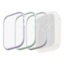 UNIQ frame for Moduo case Apple Watch 4/5/6/7/8/SE 40/41mm Sage-Lilac-White [3 PACK]