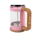 Leopold Vienna Franca LV117028 French Press Coffee & Tea Maker, 600 ml, Pink