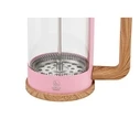 Leopold Vienna Franca LV117028 French Press Coffee & Tea Maker, 600 ml, Pink