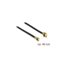 DELOCK Antennenkabel U.FL MHF > IV/HSC MHF St/St 1.13 0.40m (Model 89650)
