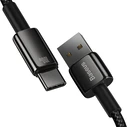 Καλώδιο USB to USB-C Baseus Tungsten Gold , 100W, 1m (black)