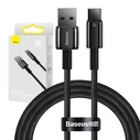 Καλώδιο USB to USB-C Baseus Tungsten Gold , 100W, 1m (black)