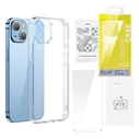 Protective Kit Baseus SuperCeramic Transparent Glass set for iPhone 14 Plus