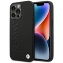 BMW BMHCP14XSLLBK Apple iPhone 14 Pro Max black Leather Stamp
