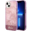 Guess GUHCP14MHGJGHP Apple iPhone 14 Plus / 15 Plus pink hardcase Jungle Collection
