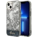 Guess GUHCP14MHGPLHG Apple iPhone 14 Plus / 15 Plus grey hardcase Porcelain Collection