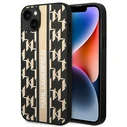 Karl Lagerfeld KLHCP14MPGKLSKW Apple iPhone 14 Plus / 15 Plus hardcase brown Monogram Stripe