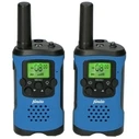Alecto FR-115BW Kids Walkie Talkie Set (2-pack), Blue/Black, up to 7 km range