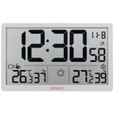 KIENZLE Jumbo NEO LCD Μετεωρολογικό Ρολόι Τοίχου Λευκό