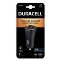 Φορτιστής Αυτοκινήτου Duracell USB, USB-C 27W (Black)