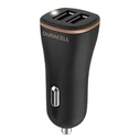 Φορτιστής Αυτοκινήτου 2xUSB 30W Duracell (Black)