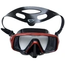 Fortis Adult Silicone Diving/Swimming Mask Red & Black