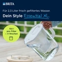 Brita Style Essential XL Blue Κανάτα Φιλτραρίσματος Νερού (140649)