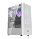 Darkflash A290 Gaming Midi Tower Κουτί Υπολογιστή με Πλαϊνό Παράθυρο - Λευκό