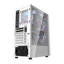 Darkflash A290 Gaming Midi Tower Κουτί Υπολογιστή με Πλαϊνό Παράθυρο - Λευκό