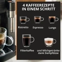 Krups EA 5008 E Intensity UP Automatic Espresso Machine 15 bar with Grinder & Steam Wand 1.7 L